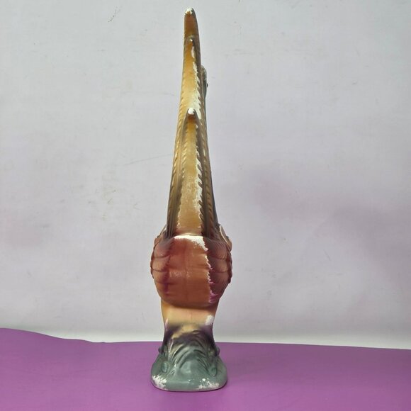 Vintage Ardco Ceramic Mid Century Modern Phoenix Bird Figurine Glaze Handcrafted - Picture 2 of 10